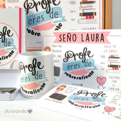 Kit profesora personalizado