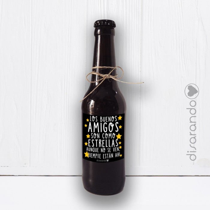 Botellín Cerveza Amigos