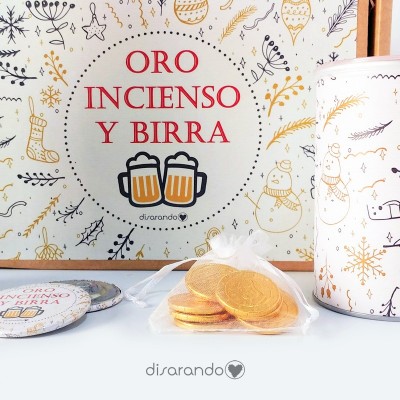 Kit Cerveza "Oro, incienso y... birra"