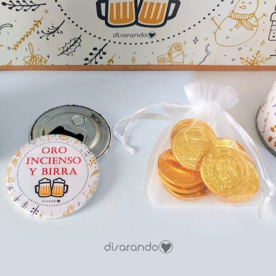 Kit Cerveza "Oro, incienso y... birra"
