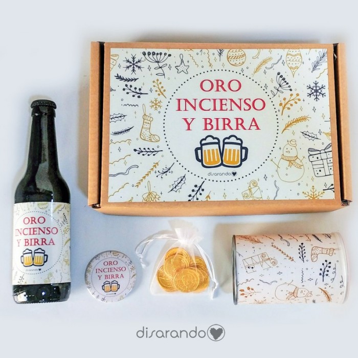 Kit Cerveza "Oro, incienso y... birra"