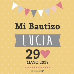 Etiquetas Bautizo