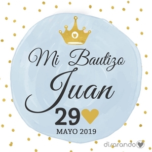 Etiquetas Bautizo