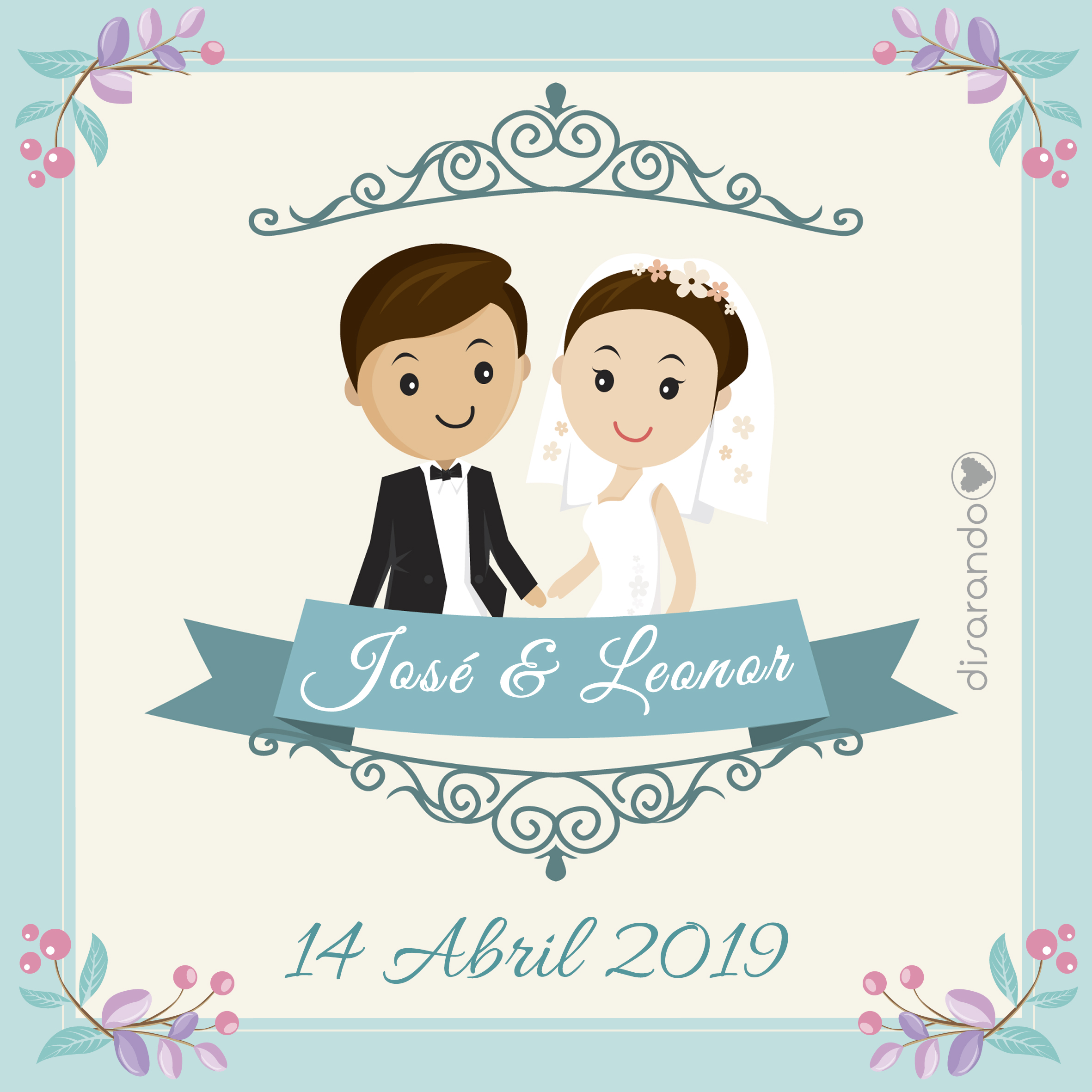Etiquetas Boda