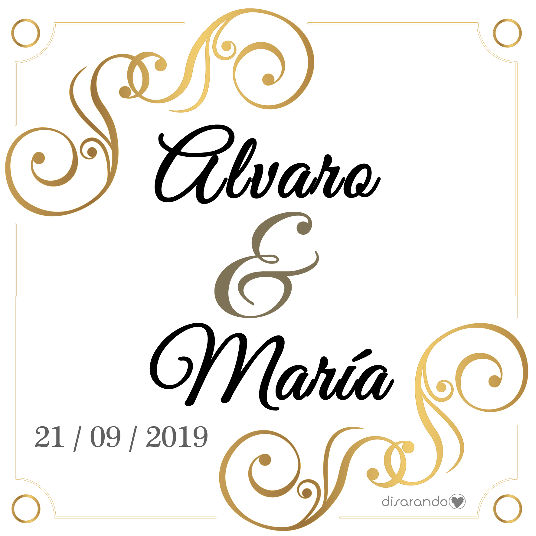Etiquetas Boda