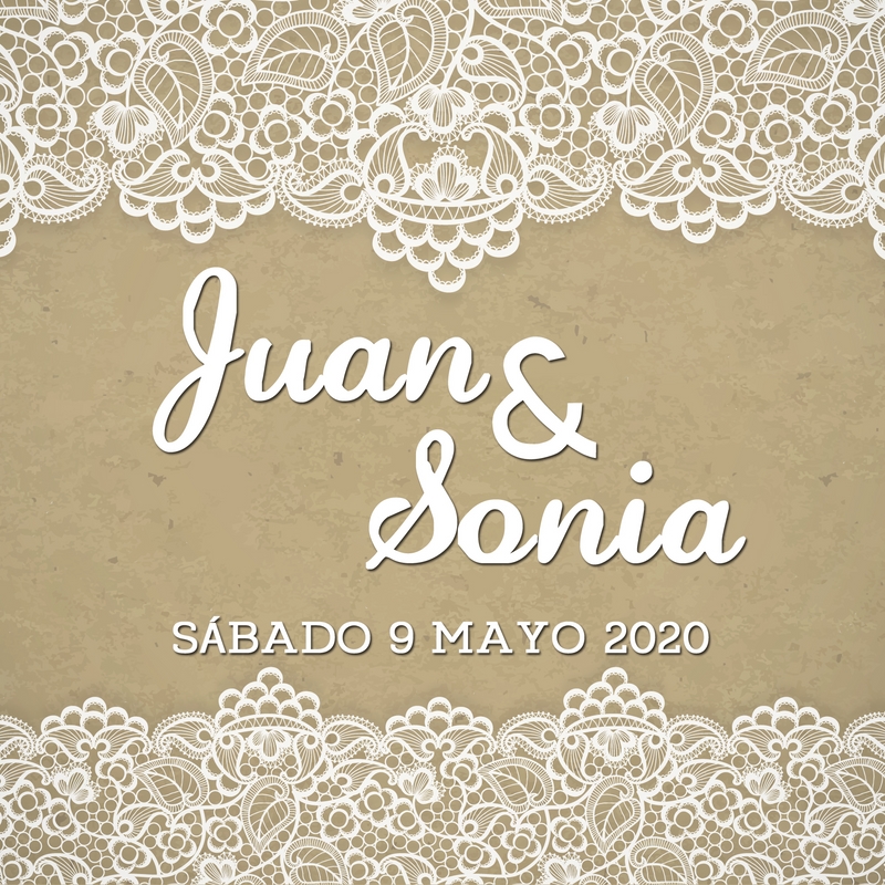 Etiquetas Boda