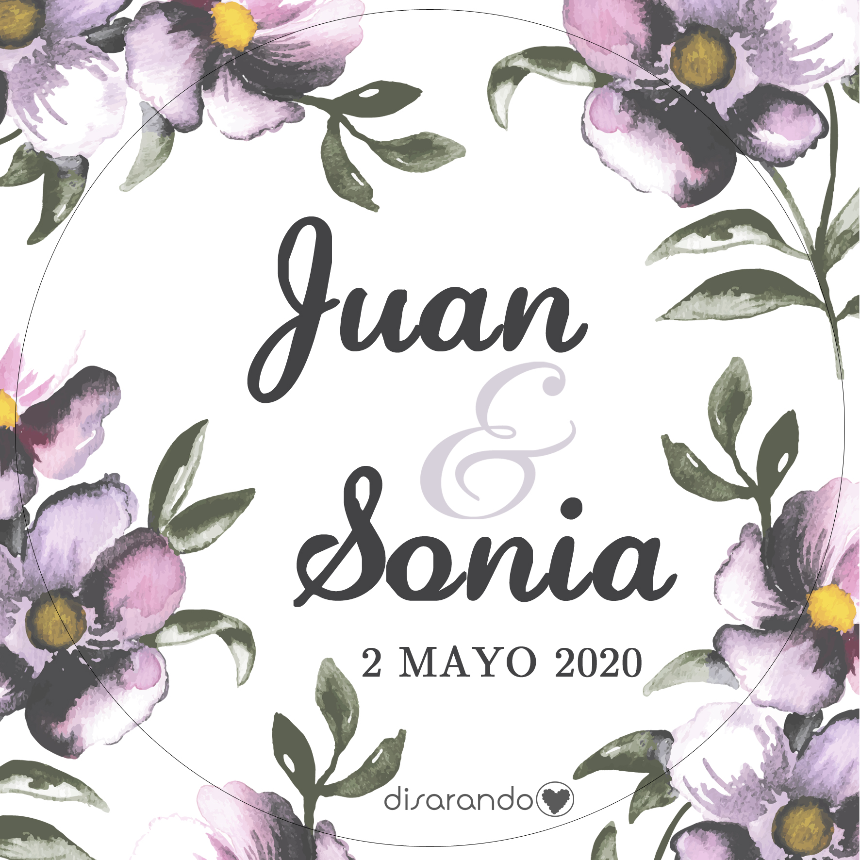 Etiquetas Boda