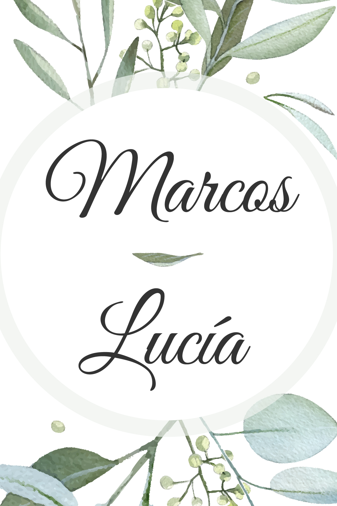 Etiquetas Boda