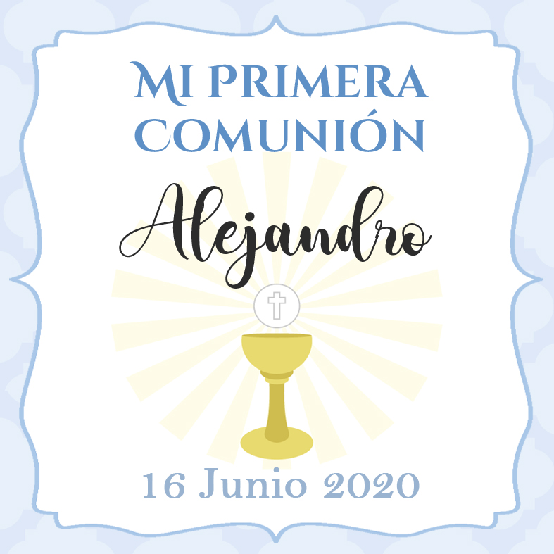 Etiquetas Comunión