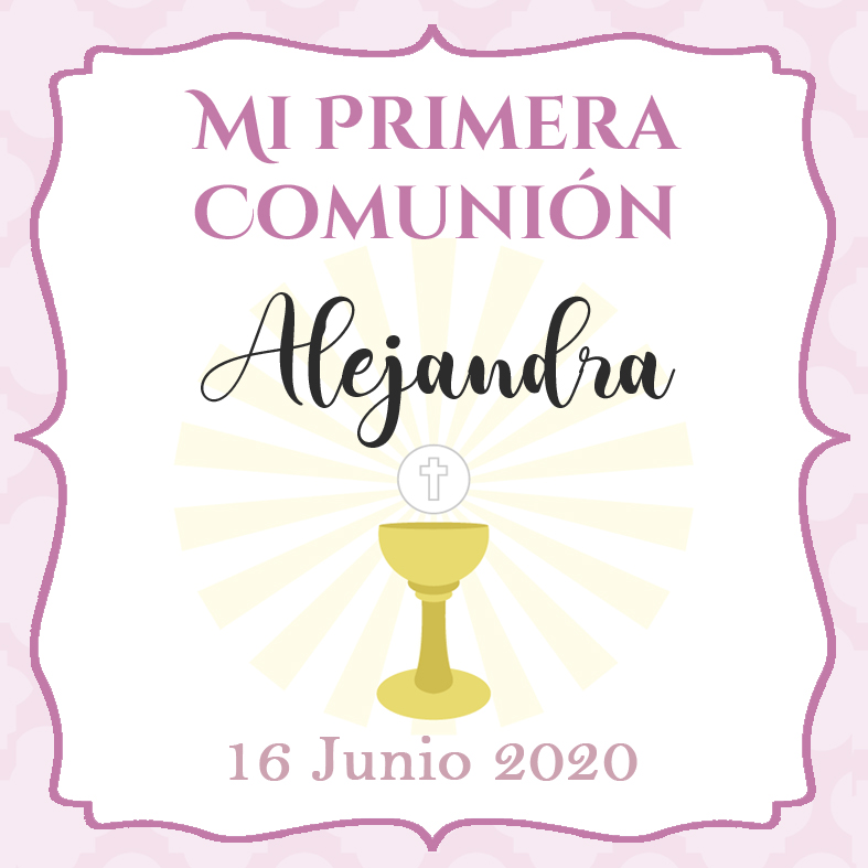 Etiquetas Comunión