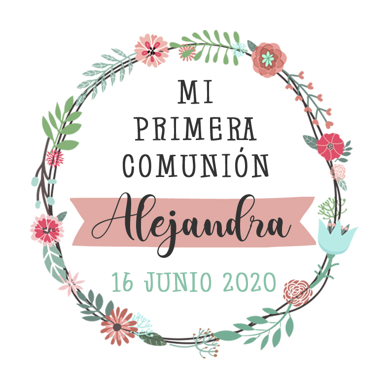 Etiquetas Comunión