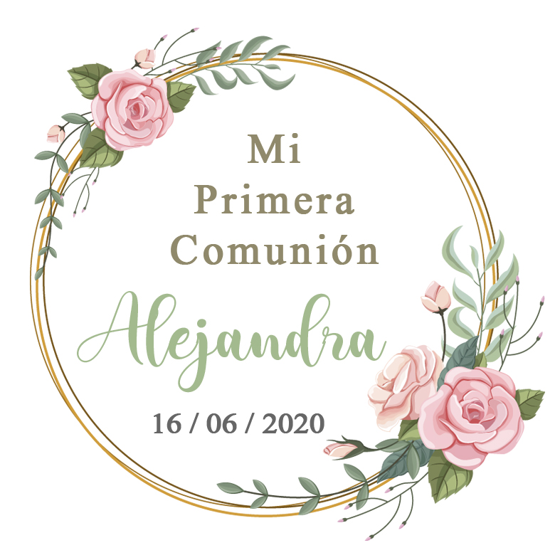 Etiquetas Comunión