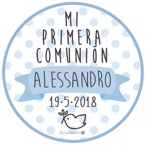 Etiquetas Comunión