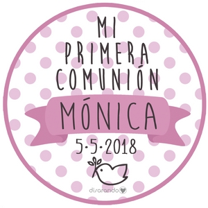 Etiquetas Comunión