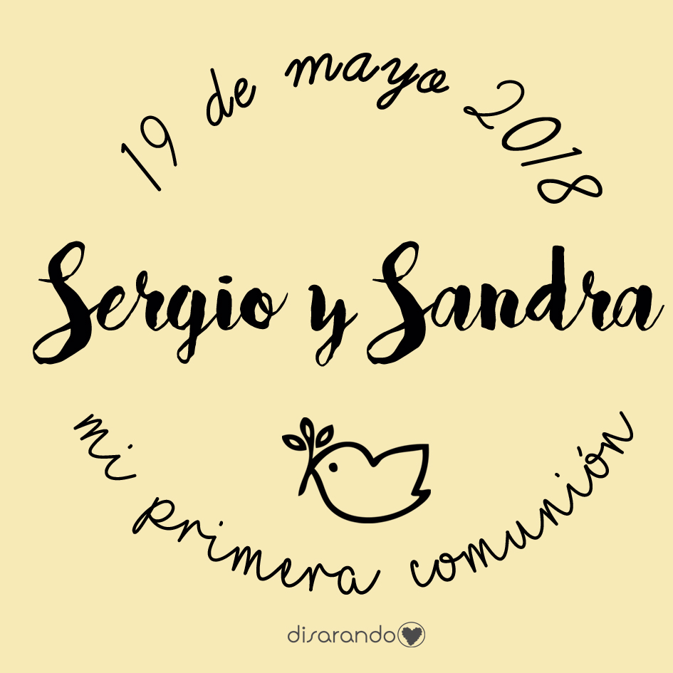 Etiquetas Comunión