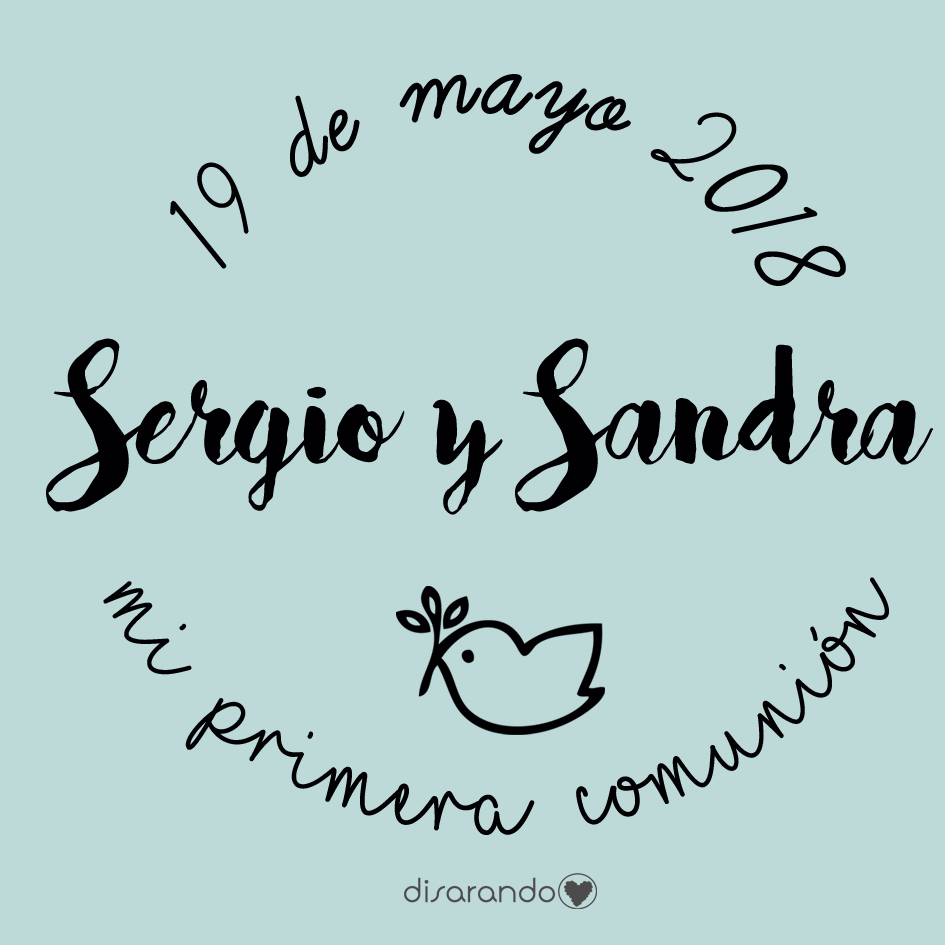 Etiquetas Comunión