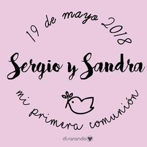 Etiquetas Comunión