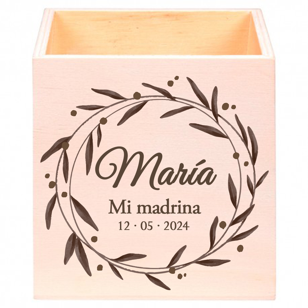 Diseños macetero flor preservada