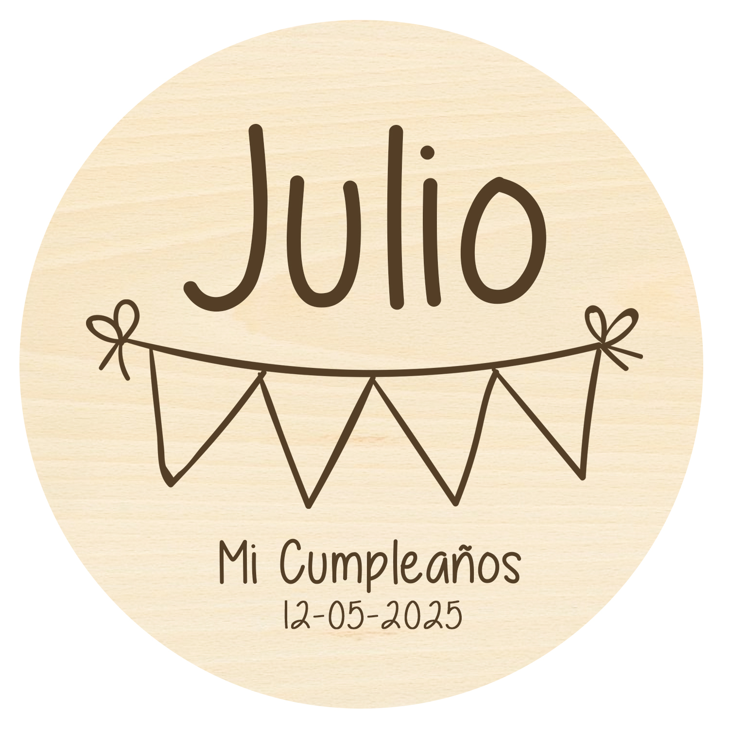 MADERA EVENTOS PERSONALIZABLE