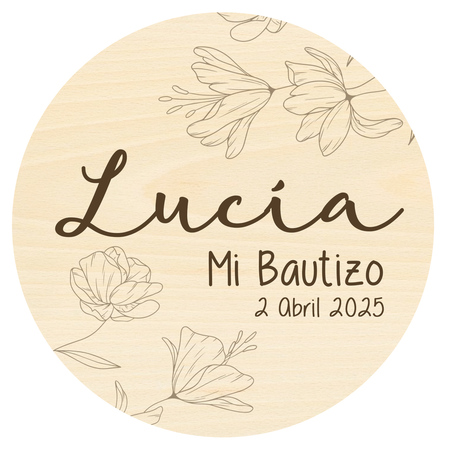 MADERA EVENTOS PERSONALIZABLE