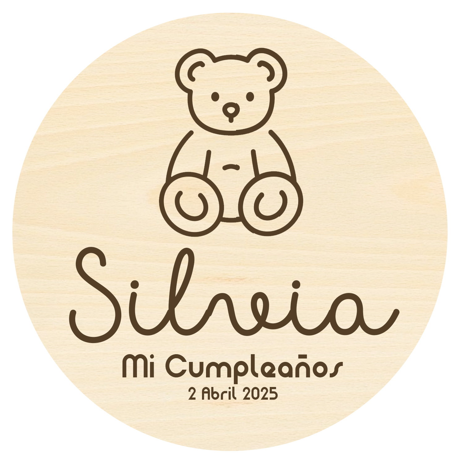 MADERA EVENTOS PERSONALIZABLE
