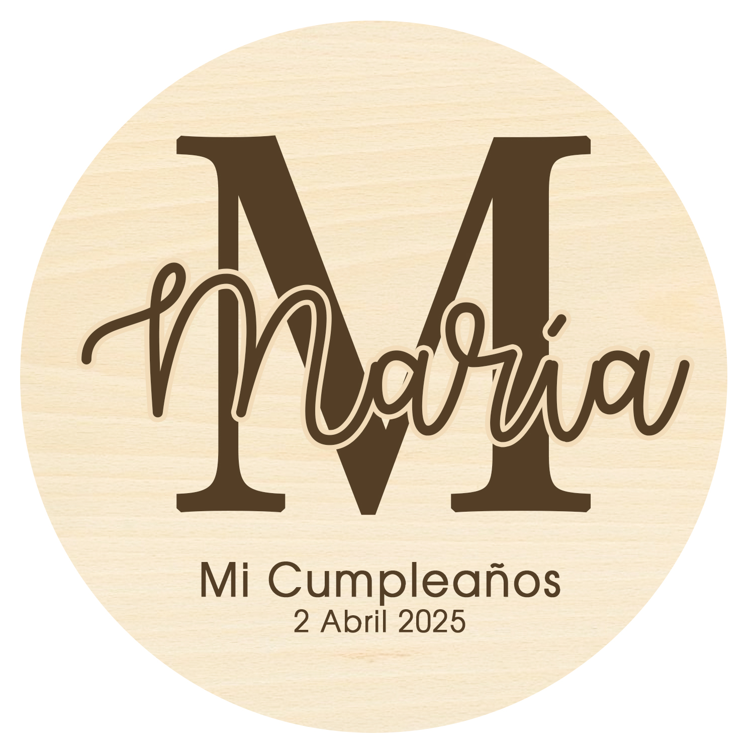 MADERA EVENTOS PERSONALIZABLE