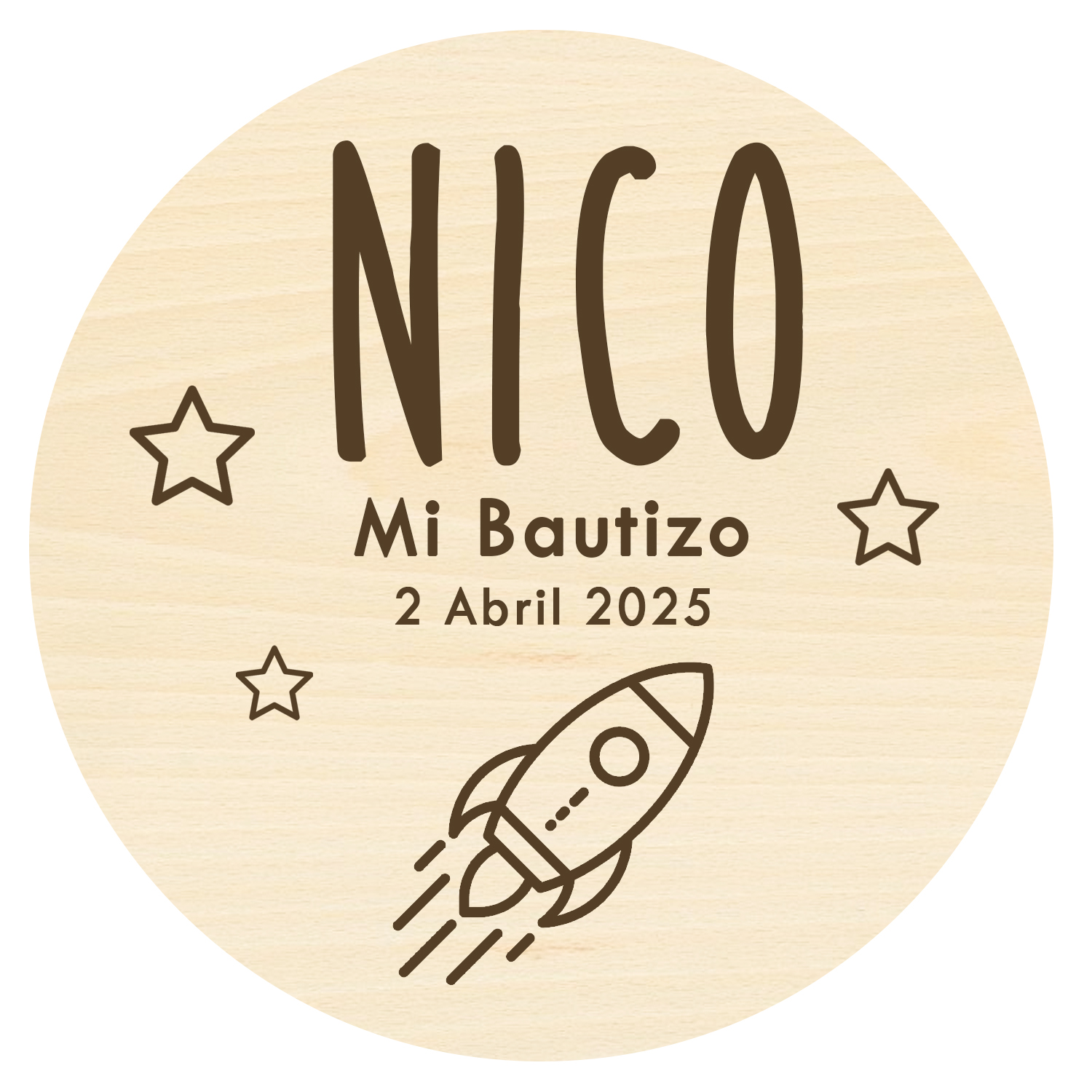 MADERA EVENTOS PERSONALIZABLE