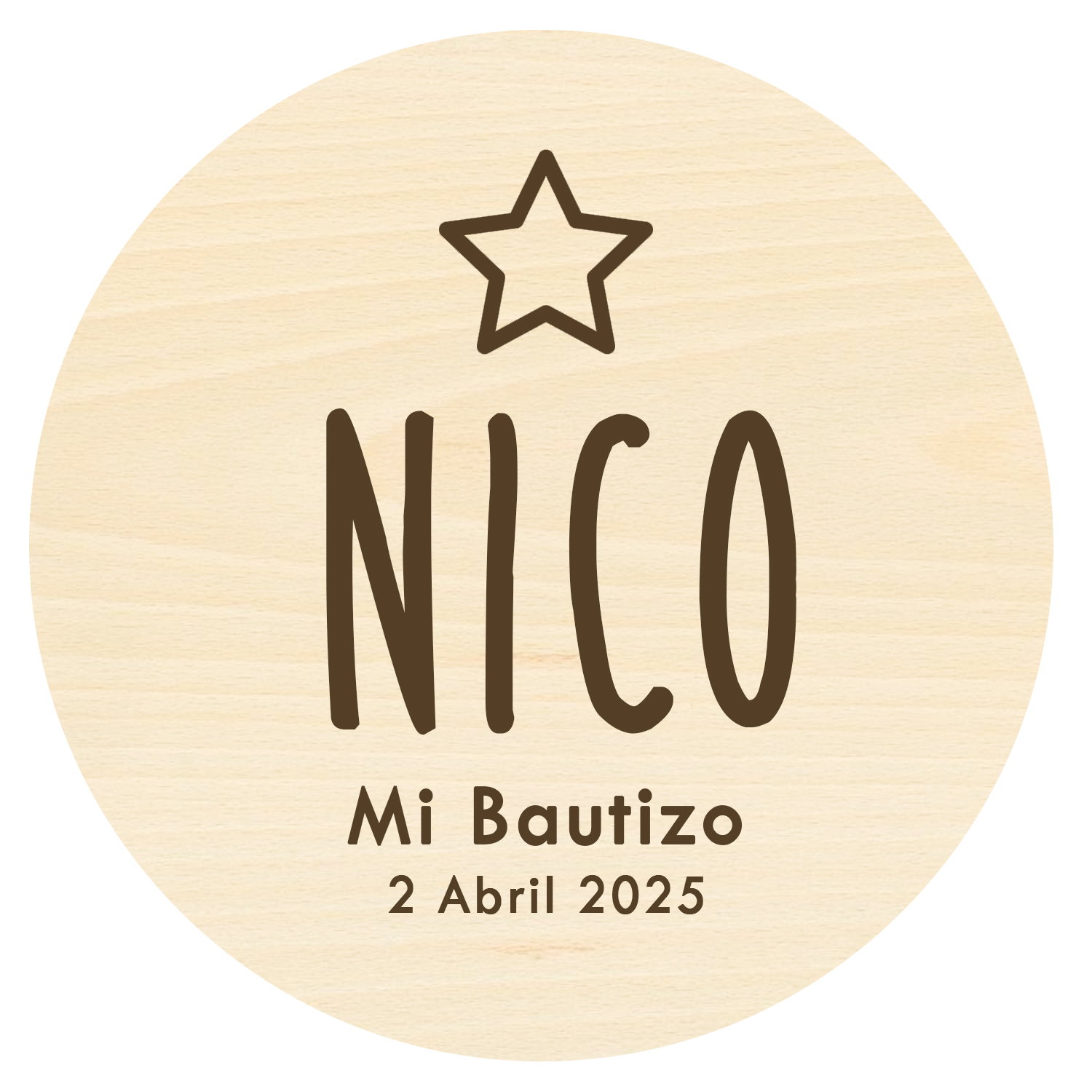 MADERA EVENTOS PERSONALIZABLE